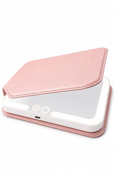 Omaly Portable LED mirror with cover and 3 light modes