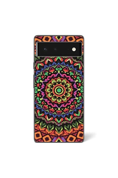 OEM Husa compatibila cu Google Pixel 6 Silicon Gel Tpu Model Colorfull Mandal...