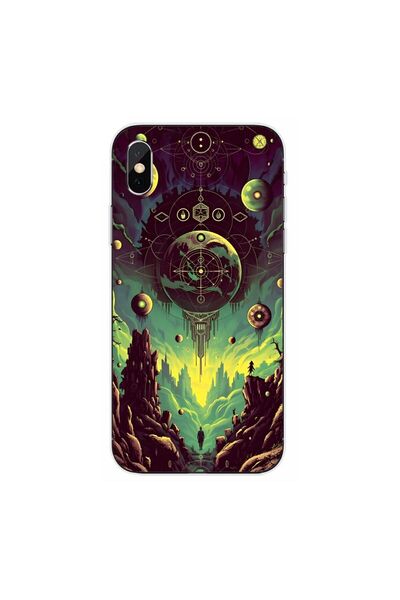 OEM Θήκη συμβατή με Apple iPhone XS από σιλικόνη gel TPU, μοντέλο Μυστικός Πλ...