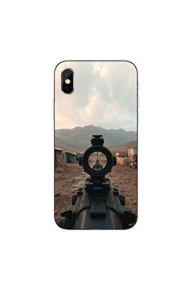 OEM Case compatible with Apple iPhone X Silicon Gel Tpu Model First Person Sh...