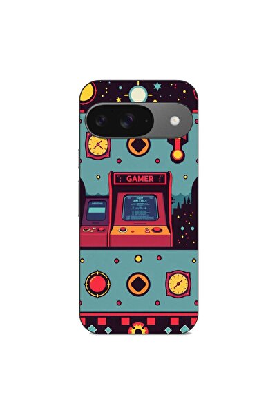 OEM Husa compatibila cu Google Pixel 9 Silicon Gel Tpu Model Gamer Arcade Room