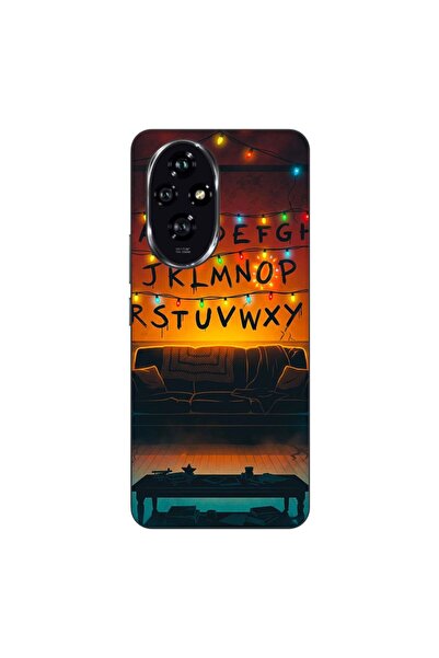 OEM Θήκη συμβατή με Honor 200, από σιλικόνη gel TPU, με σχέδιο Stranger Thing...