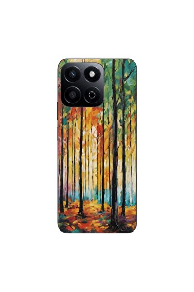 OEM Husa compatibila cu Honor 200 Smart Silicon Gel Tpu Model Colored Forest Art