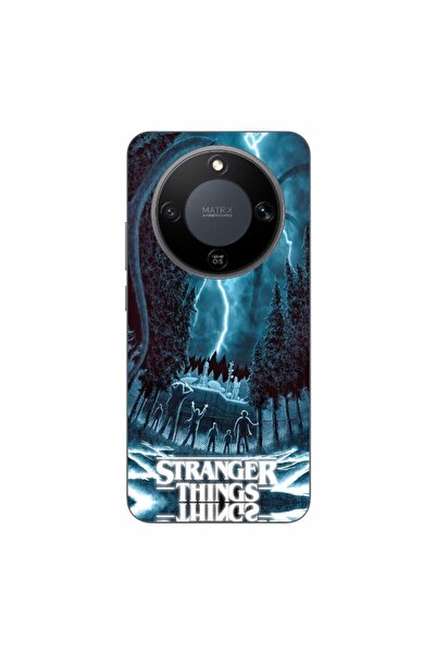 OEM Husa compatibila cu Honor Magic8 Lite Silicon Gel Tpu Model Stranger Thin...