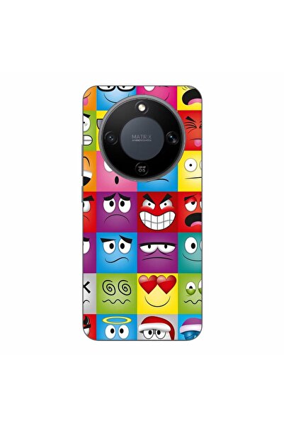 OEM Husa compatibila cu Honor Magic8 Lite Silicon Gel Tpu Model Funny Faces