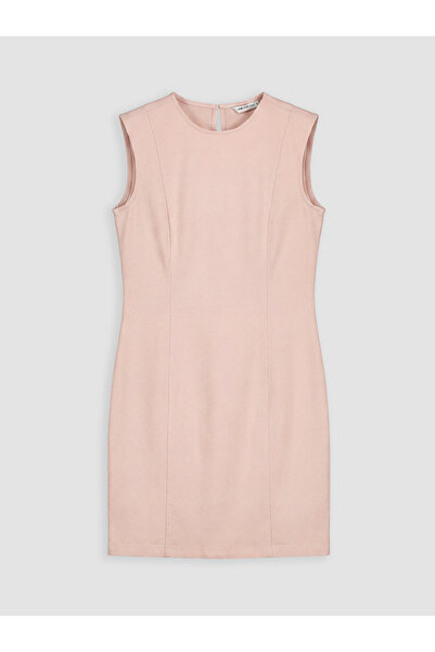 LC Waikiki Crew Neck Denim Dress
