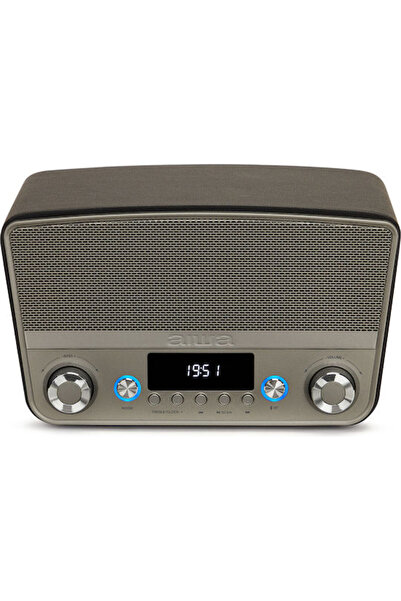 Aiwa BSTU-750BΚ Επιτραπέζιο Ηλεκτρικό Ραδιόφωνο με Bluetooth και USB, Μαύρο
