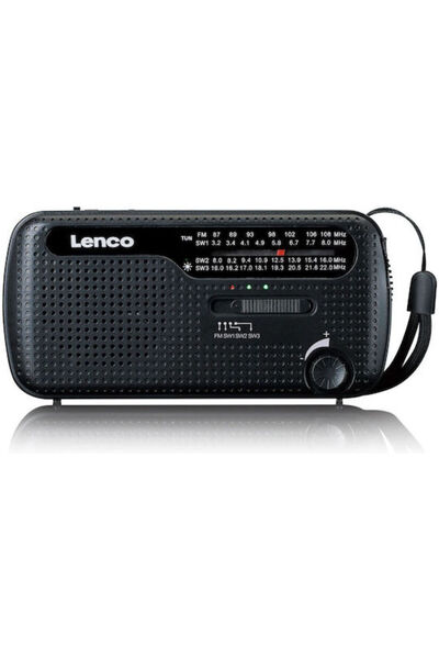 Lenco MCR-113BK Επιτραπέζιο Ραδιόφωνο Ηλιακό Μαύρο