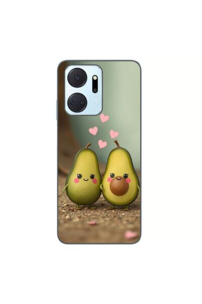 OEM Husa compatibila cu Honor X7a Silicon Gel Tpu Model Kawaii Avocados in Love