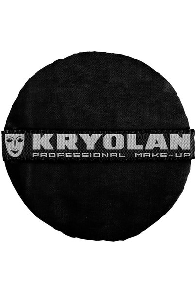 Kryolan Premium Powder Puff 8 cm Pudra Pufu Siyah