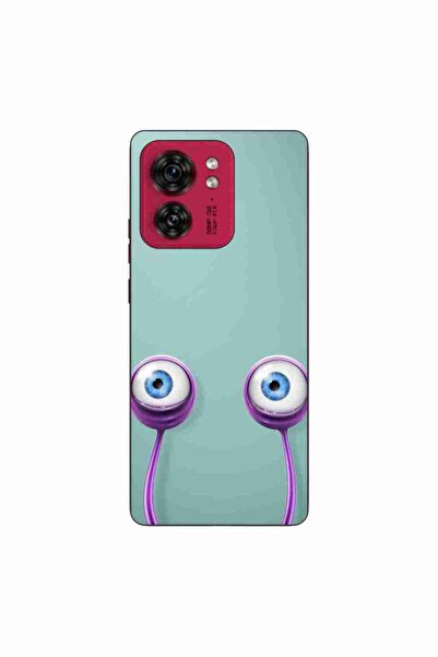 OEM Θήκη συμβατή με Motorola Edge 40 Σιλικόνης Gel TPU με σχέδιο Μάτια Σαλιγκ...
