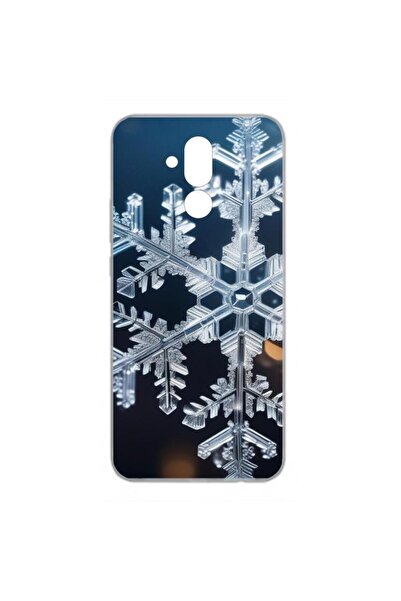 OEM Husa compatibila cu Huawei Mate 20 Lite Silicon Gel Tpu Model Big Snowflake