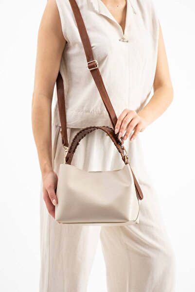 Çanta Trend Women's Soft Leather Look Puppy Bag Bag Length 17 cm Width 26 cm
