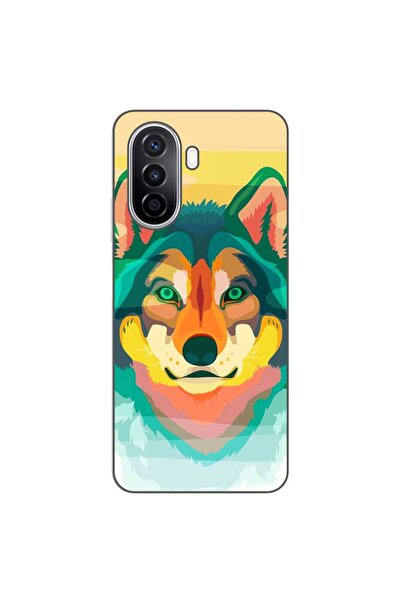 OEM Husa compatibila cu Huawei Nova Y70 Silicon Gel Tpu Model Desen Lup