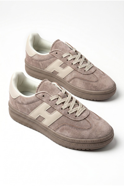 Women's Mink Patterned Women's Retro Sports Shoes TE03