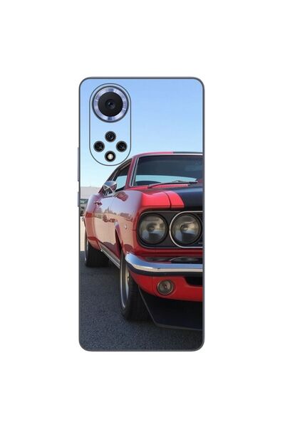 OEM Husa compatibila cu Huawei Nova 9 Silicon Gel Tpu Model Red Muscle Car