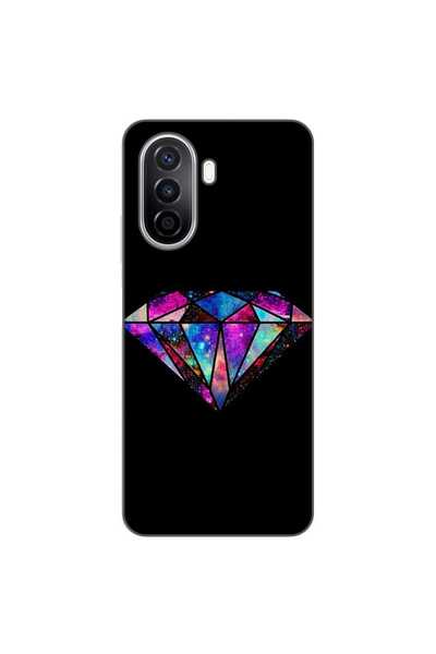 OEM Husa compatibila cu Huawei Nova Y70 Silicon Gel Tpu Model Diamond Black