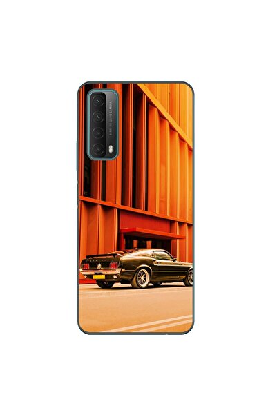 OEM Husa compatibila cu Huawei P Smart 2021 Silicon Gel Tpu Model Mustang Sunset