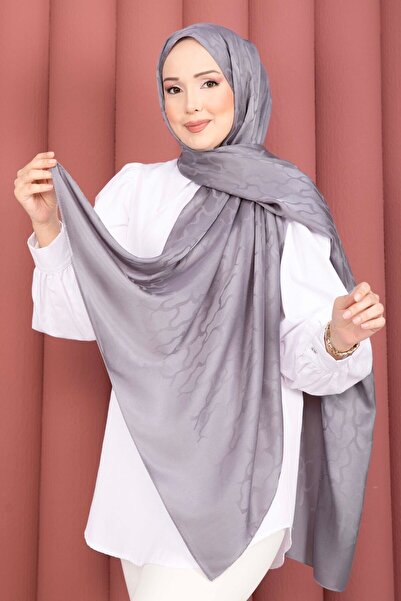 EBRUTESETTÜR Self-Patterned Jacquard Shawl Series Smoked