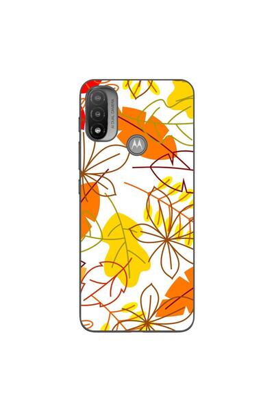 OEM Калъф, съвместим с Motorola Moto E20, силиконов гел TPU, десен  "Ярки есе...
