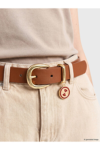 LC Waikiki Women's Belt with Metal Buckle Accessory Detail from Freezen Store