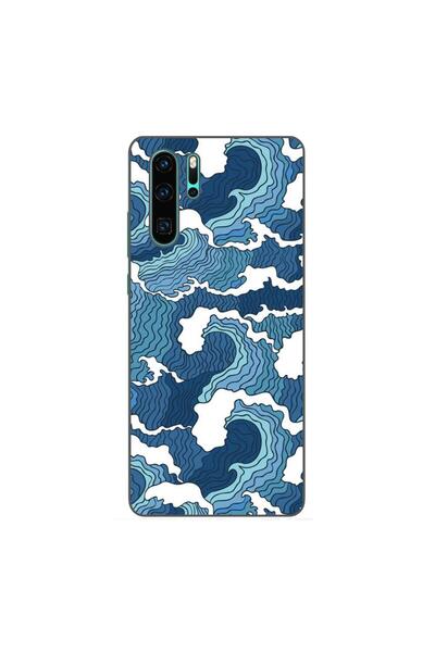 OEM Husa compatibila cu Huawei P30 Pro Silicon Gel Tpu Model Crazy Waves