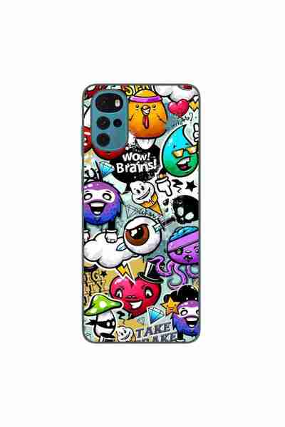 OEM Husa compatibila cu Motorola Moto G22 Silicon Gel Tpu Model Pop Art Graffiti