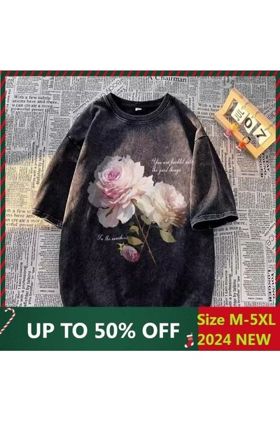 bellanova Unisex Oversize T-shirt με στάμπα Streetwear Άνετη εφαρμογή Daily P...