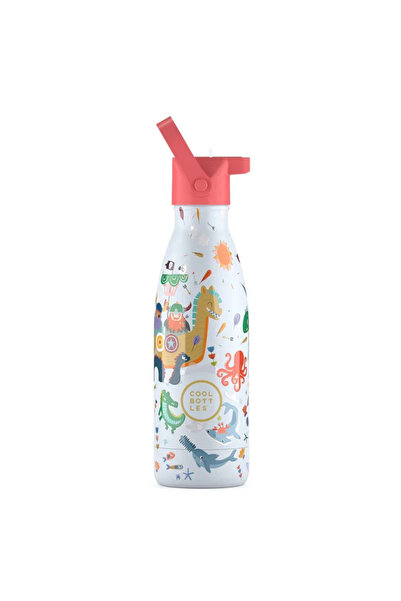 Cool Bottles زجاجة مياه من الفولاذ المقاوم للصدأ - زجاجة للأطفال بتصميم الفاي...