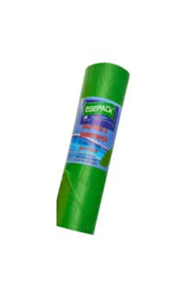 Egepack Top Bottom Set of 10 Rolls of Green Household / Garbage Bags 240 L, S...