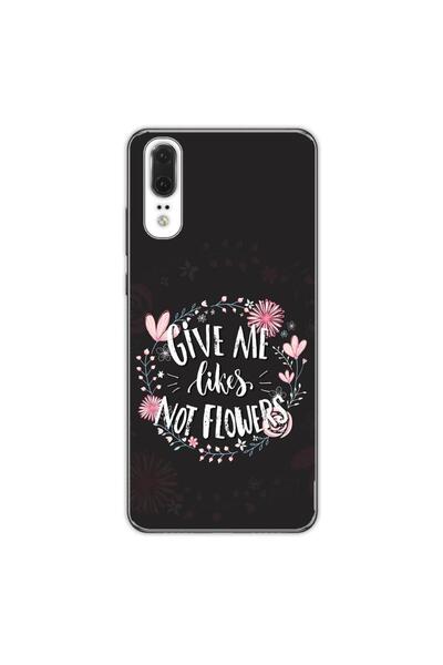 OEM Θήκη συμβατή με Huawei P20 από σιλικόνη gel TPU με σχέδιο μηνύματος  "Δώσ...
