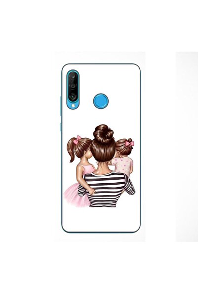 OEM Husa compatibila cu Huawei P30 Lite Silicon Gel Tpu Model Mom and Girls