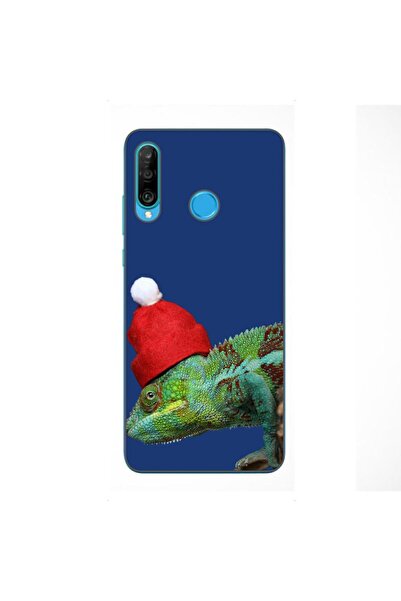 OEM Husa compatibila cu Huawei P30 Lite Silicon Gel Tpu Model Craciun Cameleon