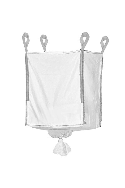 SERSIMO Sac Big Bag 1300 L, 1000 kg, cu descărcare frontală, 90x90x160 cm, al...