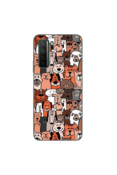 OEM Husa compatibila cu Huawei P40 Lite 5G Silicon Gel Tpu Model Caini si Pis...