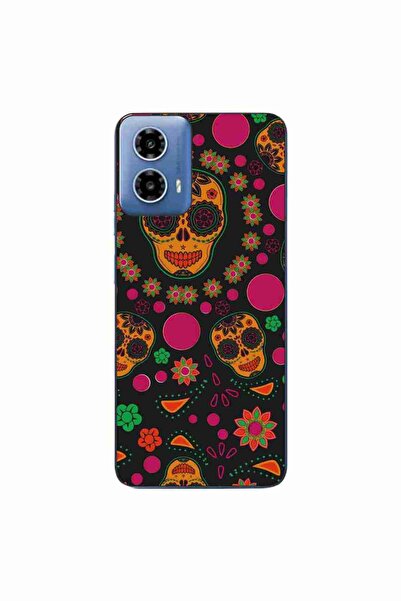 OEM Husa compatibila cu Motorola Moto G34 Silicon Gel Tpu Model Halloween Flo...