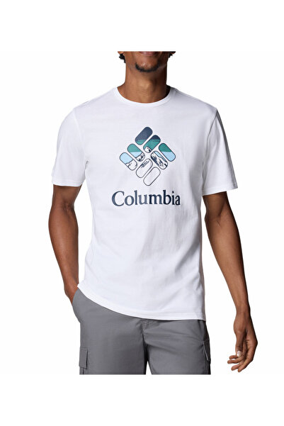 Columbia Ανδρικό Rapid Ridge T-shirt Λευκό 1888813-114