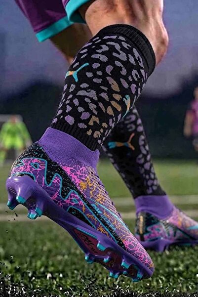 rekorsport Laliga Air Unisex Halı Saha Ve Çim Zemin Kramponu Çoraplı Renkli