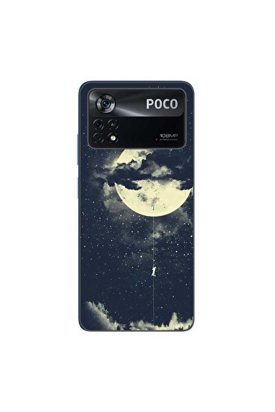 OEM Husa compatibila cu Xiaomi Poco X4 Pro Silicon Gel Tpu Model Moon Climbing