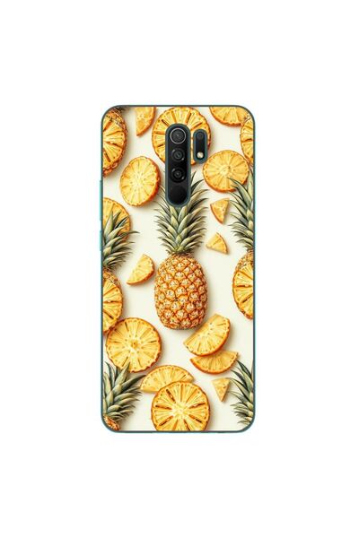OEM Θήκη συμβατή με Xiaomi Redmi 9 από σιλικόνη gel TPU με σχέδιο ζουμερού ανανά