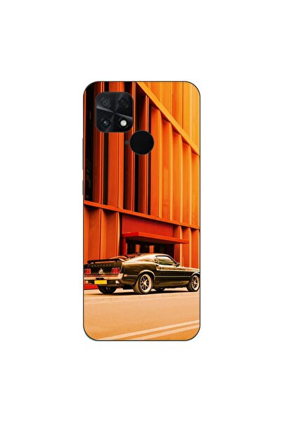 OEM Case compatible with Xiaomi Poco C40 Silicone Gel Tpu Model Mustang Sunset