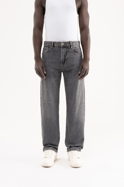 Machinist Men's Straight Fit Jean Trousers Black