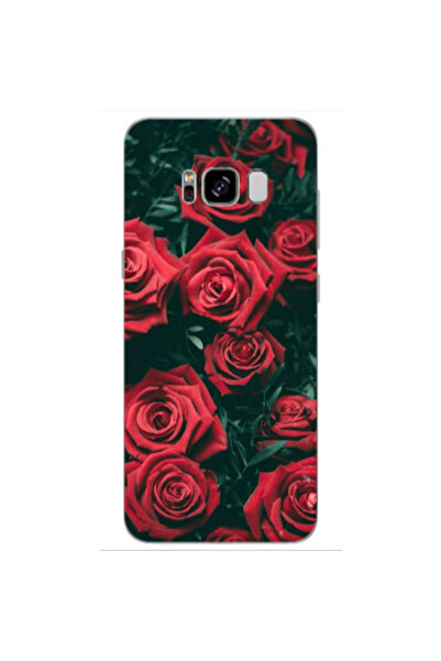 Other Samsung S8 Red Roses Transparent Silicone TPU Θήκη