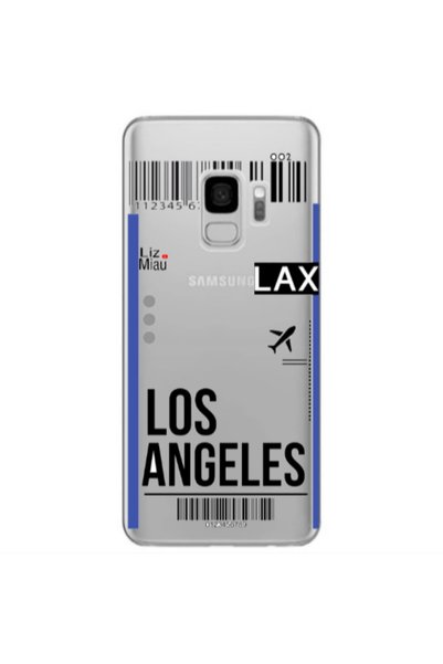 Other Samsung S9 Plus Los angeles Transparent Silicone TPU Θήκη