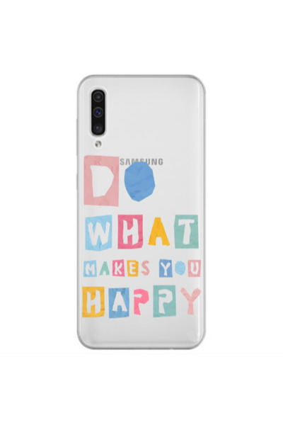 Other Samsung A70 Do What Makes Transparent Silicone TPU Θήκη