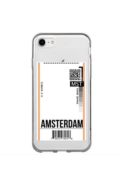 Other Apple iPhone SE 2020 Amsterdam Travel More Transparent Silicone TPU Θήκη
