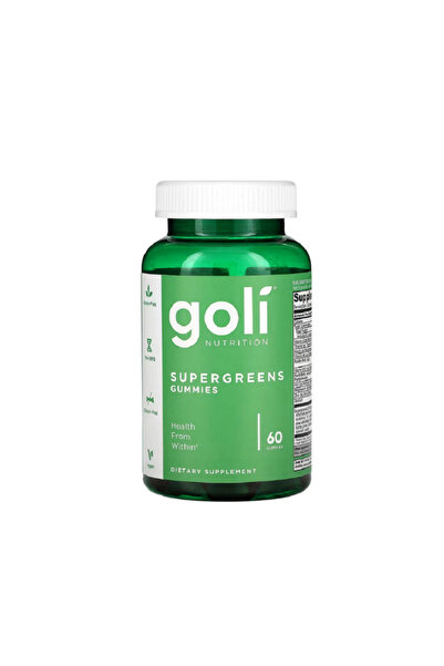 GOLİ Supergreens 60 Gummies - Nutrition