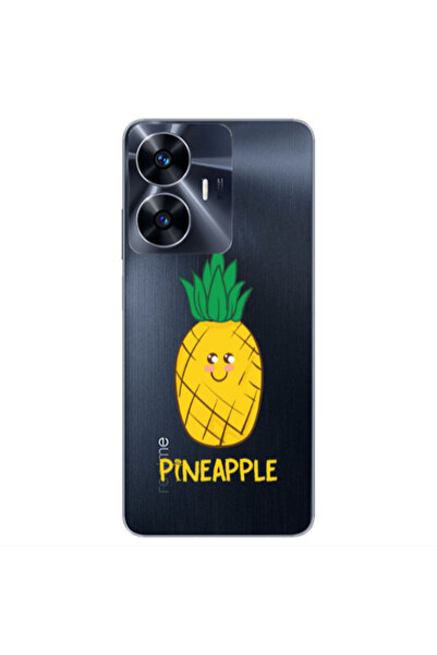 Other Realme Note 50 Pineapple Transparent Silicone TPU Θήκη