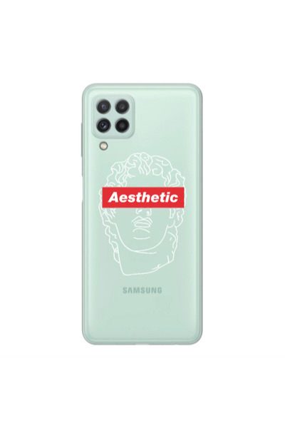Other Samsung A22 4G Aesthetic Transparent Silicone TPU Θήκη