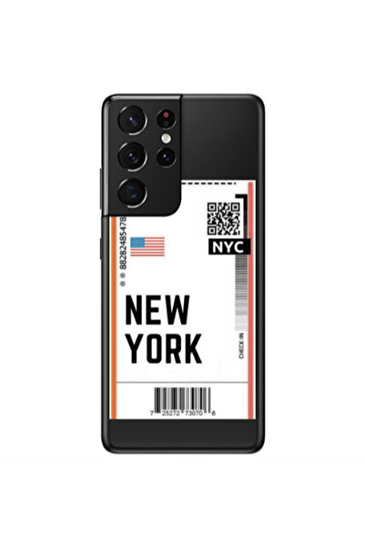 Other Samsung S21 Ultra New York NYC Transparent Silicone TPU Θήκη